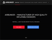 Tablet Screenshot of air-bunker.com